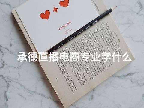 承德直播电商专业学什么(图1)