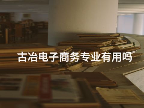 古冶电子商务专业有用吗(图1) 古冶电子商务专业有用吗(图1)