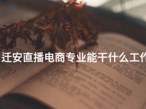 迁安直播电商专业能干什么工作(图1) 迁安直播电商专业能干什么工作(图1)