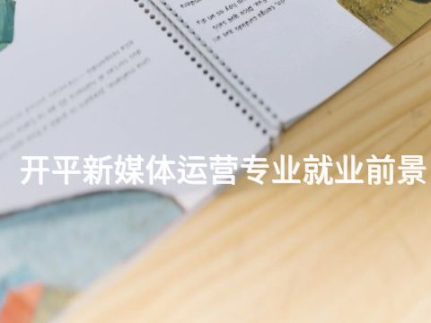 开平新媒体运营专业就业前景(图1)