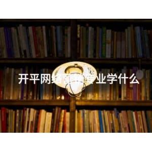 开平网络营销专业学什么